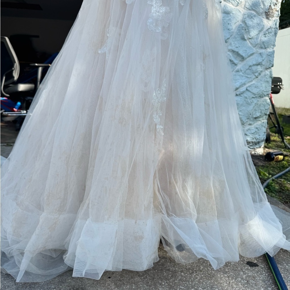 Stella York 6886 Ivory /Moscato size 12 - Picture 7 of 11